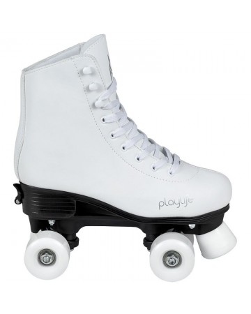 Αυξομειούμενα Roller Skates - Quads Playlife Classic White