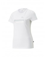Γυναικείο T-shirt Puma ESS+ Metallic Logo Tee 848303 02