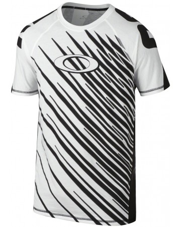 Ανδρικό μπλουζάκι OAKLEY (433548 100) λευκο/μαυρο