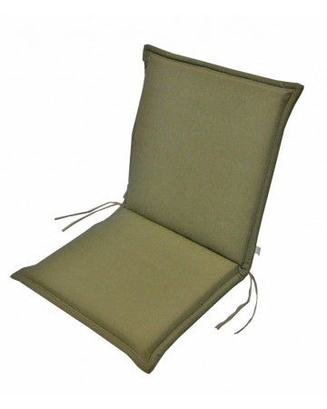 Μαξιλάρι Καφέ Για Καρέκλα με Χαμηλή Πλάτη (Διπλής Όψης) 35-30223