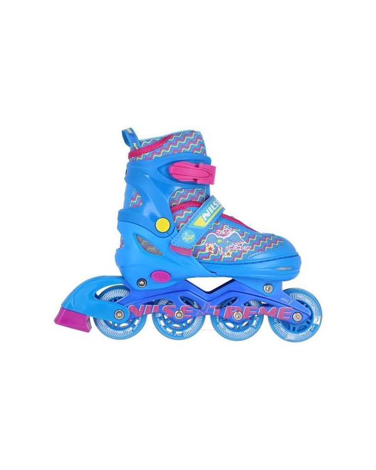 Αυξομειούμενα Πατίνια Roller Nils Extreme Inline Skates 3 σε 1 NF 4413 Μπλέ (Size 38-41