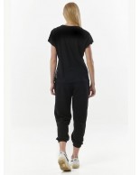Γυναικείο Παντελόνι Φόρμας Body Action Women Sustainable High Way Pants 021329-01 Black