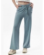 Γυναικείο Παντελόνι Φόρμας Body Action Women Wide Leg Track Pants 021330 01 Grey