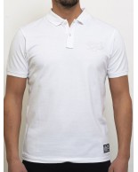 Ανδρικό T-Shirt Russell Athletic Frat Polo A3-059-1-001 White