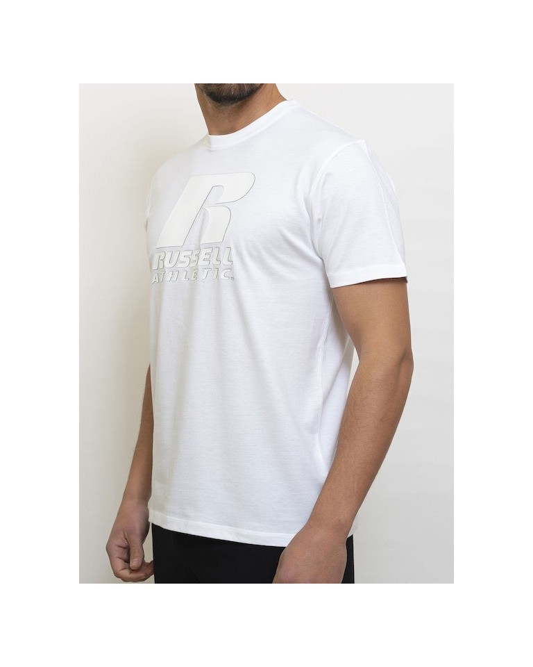 Ανδρικό T-Shirt Russell Athletic R Tonal-S/S Crewneck Tee Shirt A3-071-1-001 White