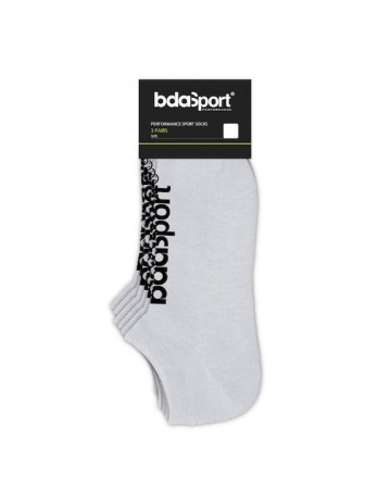 Κάλτσες Body Action 3-Pack Unisex No-Show Socks - 095302-02-WΗΙΤΕ