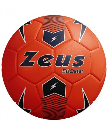Μπάλα Ποδοσφαίρου Zeus Pallone Ekostar (Πορτοκαλί Φωσφοριζέ) (Size 5)