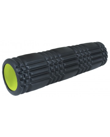 Foam Roller Plexus 45 Φ14x45cm Μαύρο/Λάιμ Amila 96827