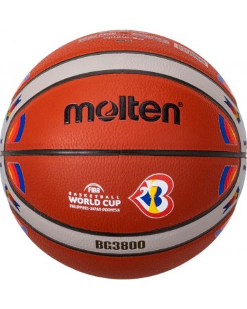 Μπάλα Μπάσκετ Molten Fiba Basketball World Cup 2023 Official Game Ball Replica Model (PU Leather) B7G3800-M3P
