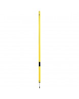 Κοντάρι σλάλομ με μεταλλικό καρφί Slalom Pole 1.6m - Flexible with Spikes 30mm Yellow Ligasport
