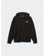 Γυναικεία Ζακέτα Με Κουκούλα Puma ESS Elevated Velour FZ Hoodie 675990-01