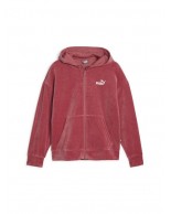 Γυναικεία Ζακέτα Με Κουκούλα Puma ESS Elevated Velour FZ Hoodie 675990-21