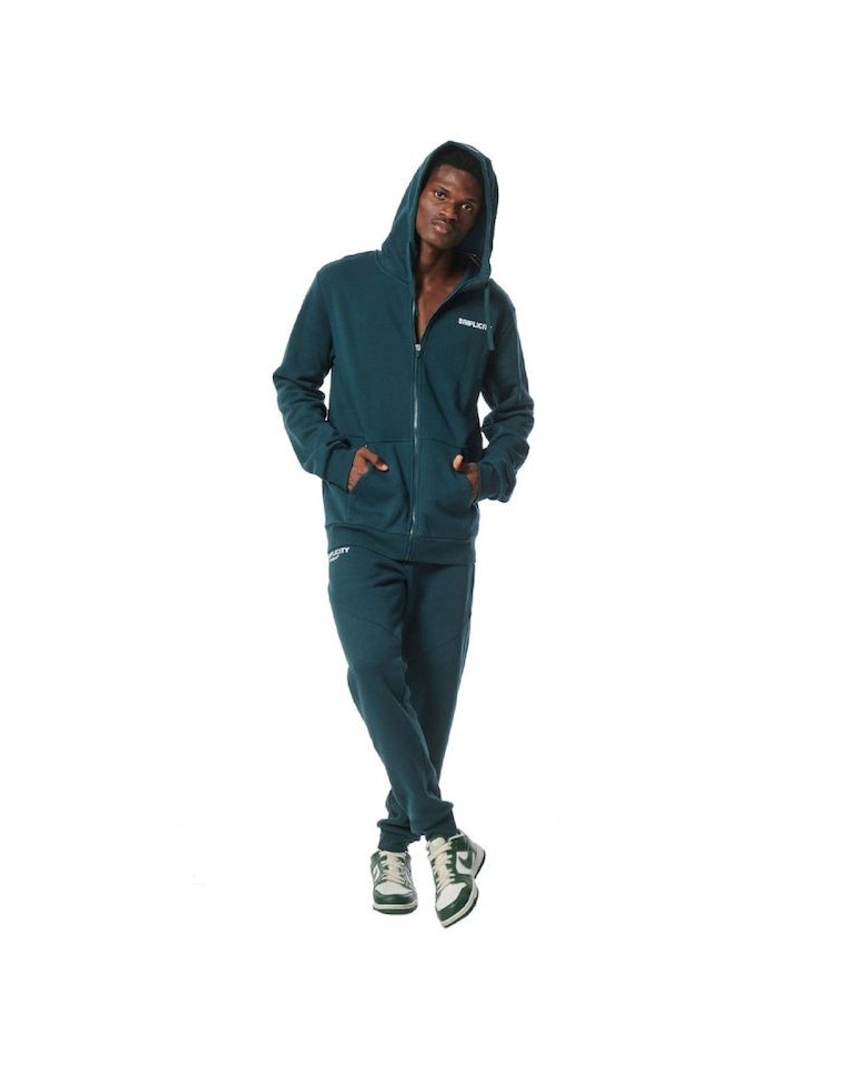 Ανδρικό Παντελόνι Φόρμας Body Action Men's Training Fleece Pants 023336-07 (Teal Green)