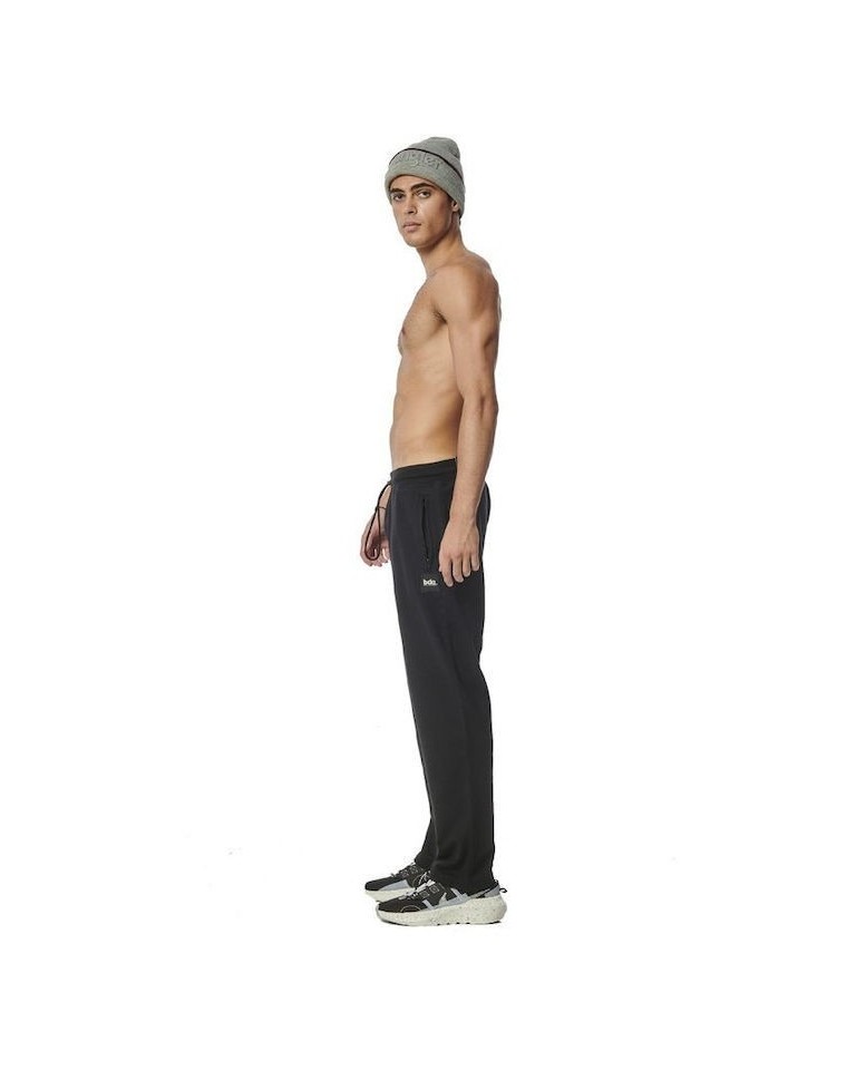 Ανδρικό Παντελόνι Φόρμας Body Action Men's Essentials French Terry Pants 023330-01 (Black)