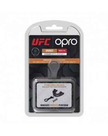Opro UFC BRONZE series GEN2 Προστατευτικη μασελα ΕΝΗΛΙΚΩΝ black OP178