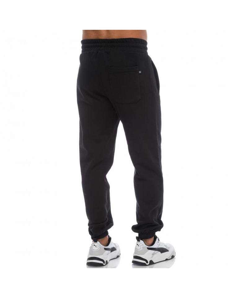 Ανδρικό Παντελόνι Φόρμας Be Nation Logo Elastic Hem Pant Black 01 02302301A