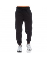 Ανδρικό Παντελόνι Φόρμας Be Nation Logo Elastic Hem Pant Black 01 02302301A