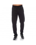 Ανδρικό Παντελόνι Φόρμας Be Nation Logo Open Hem Pant Black 01 02302312