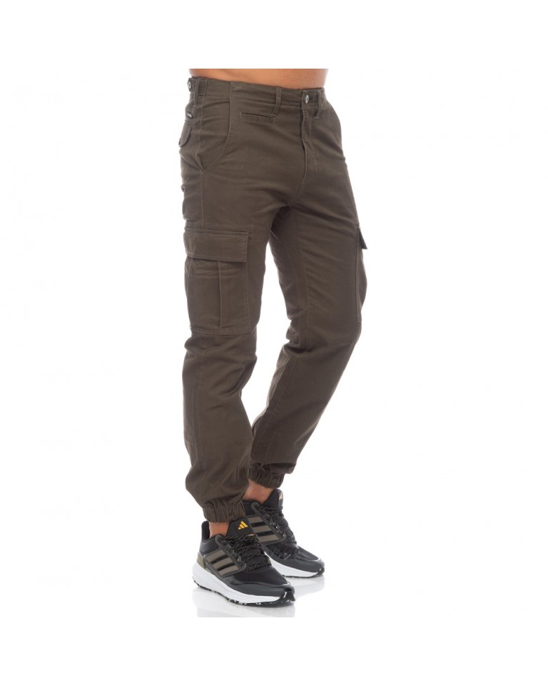 Ανδρικό Παντελόνι Φόρμας Be Nation Cargo Pants Elastic Hem D.Chaki 13B 02302308