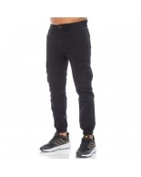 Ανδρικό Παντελόνι Φόρμας Be Nation Cargo Pants Elastic Hem Black 01 02302308