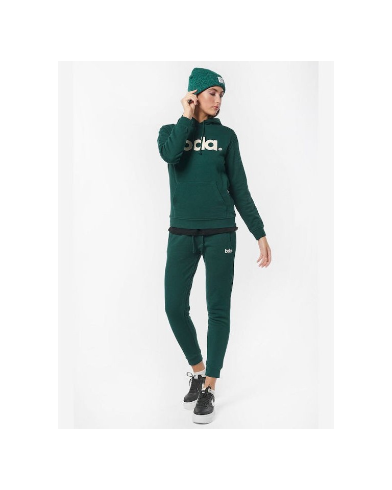 Γυναικείο Παντελόνι Φόρμας Body Action Women Slim Fit Joggers 021238 07B Dark Green