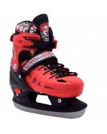 Αυξομειούμενα Πατίνια/Roller Skates/Παγοπέδιλα 3 σε 1 - Κόκκινο 10305/RIS/K (Size 31-34)