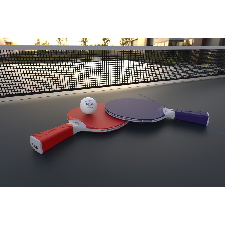 Ρακέτα Ping Pong Εξωτερικού Χώρου Stag Halo Μπλε 42524