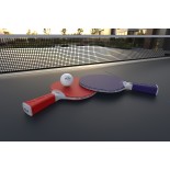 Ρακέτα Ping Pong Εξωτερικού Χώρου Stag Halo Μπλε 42524