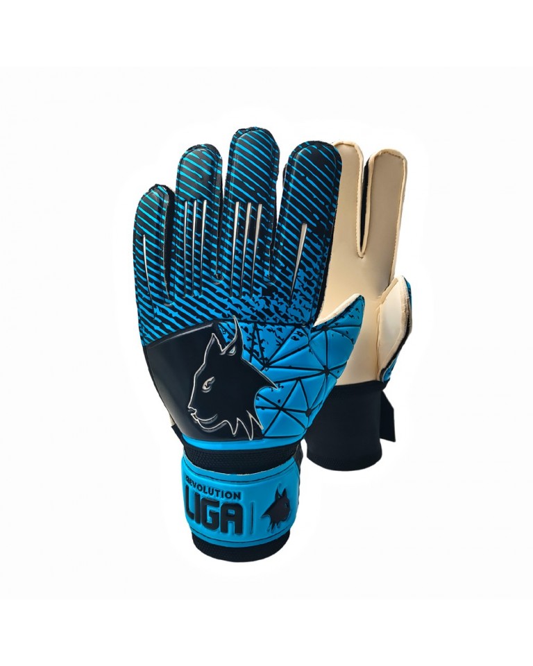 Γάντια Τερματοφύλακα Ligasport GK Gloves Revolution (Electric Blue/Black)