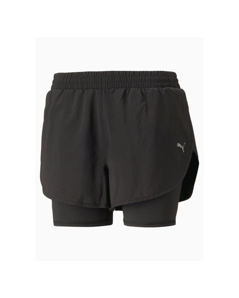 Γυναικείο Σορτσάκι Puma Run Favorite Woven 2 in 1 3'' Short 523181-01