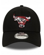 New Era Chicago Bulls NBA Infill 9FORTY Adjustable Cap - Black 60434958