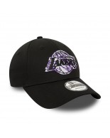 Αθλητικό Καπέλο New Era  LA Lakers NBA Infill Black 9FORTY Adjustable Cap 60434960