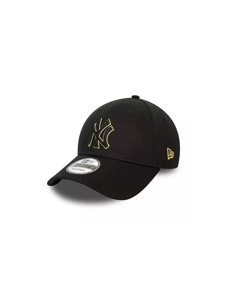 Αθλητικό Καπέλο NEW ERA New York Yankees Metallic Outline Black 9FORTY Adjustable Cap  60435135