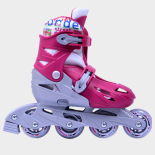 Αυξομειούμενα Inline Skates Αθλοπαιδιά, Φούξια 002.1083/F (Size 35-38)