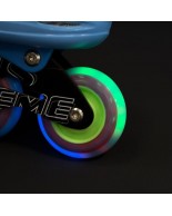 Αυξομειούμενα Πατίνια Roller NJ4605 A INLINE NILS EXTREME Μπλέ με LED φωτάκια