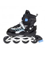 Αυξομειούμενα Πατίνια Roller NJ 1828 A INLINE SKATES NILS EXTREME ΜΑΥΡΟ