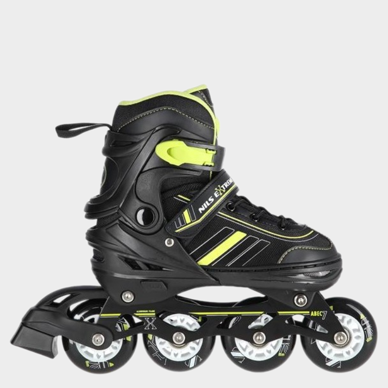 Αυξομειούμενα Roller NH18191 2 ΣΕ 1 Μαύρο/Πράσινο In-Line Skates/Hockey Ice Skates (34-38)