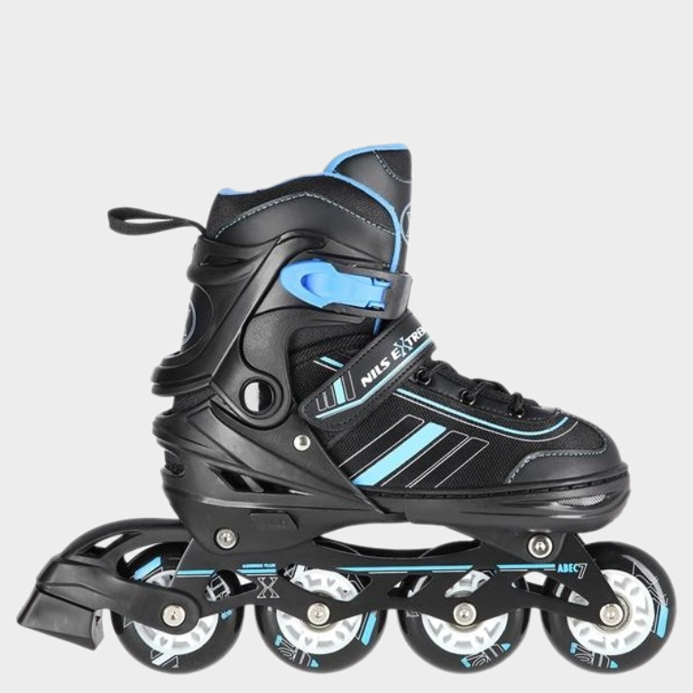 Αυξομειούμενα Roller NH18191 2 ΣΕ 1 Μαύρο/Μπλε In-Line Skates/Hockey Ice Skates (39-43)