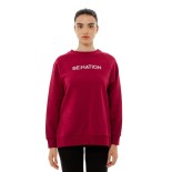 Γυναικείο Φούτερ Be:Nation Reflective Crew Neck 06102301 (Bordeaux)