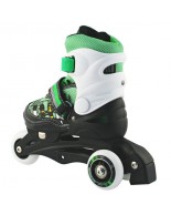 Αυξομειούμενα Roller NJ9128 2 ΣΕ 1 Πράσινο IN-LINE SKATES/HOCKEY ICE SKATES