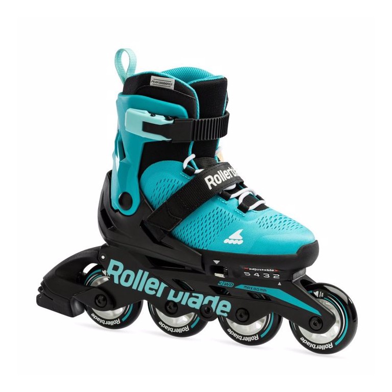 Αυξομειούμενα Inline Skates Rollerblade Microblade Black/Aqua 43.072219/BL/AQ (Size 28-32)