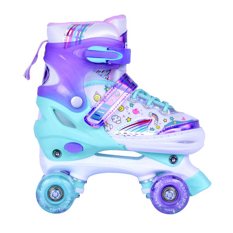 Αυξομειούμενα Roller Skates Αθλοπαιδιά, Μέντα 002.10322/M (Size 27-30)