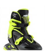 Αυξομειούμενα Πατίνια Roller NJ/NA 0321 Μαύρο/Λαχανί IN-LINE SKATES NILS EXTREME